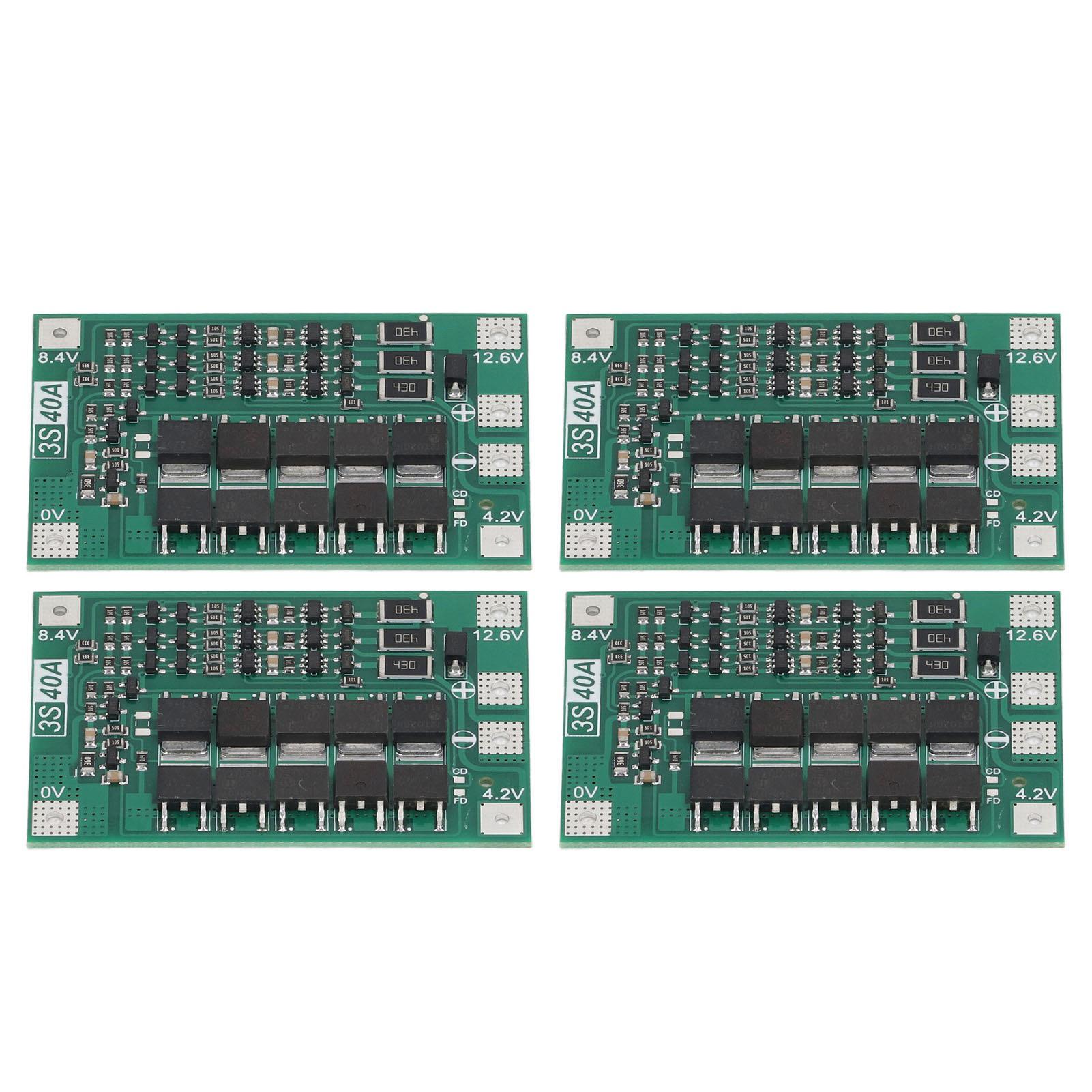 4Pcs Lithium Battery Protection Board PCB 3 String MOS Transistor Accurate Lithium Battery Equalizer
4Pcs Lithium Battery Protection Board PCB 3 String MOS Transistor Accurate Lithium Battery Equalizer