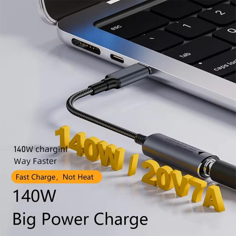 Laptop Type-C Power Adapter to DC 5.5x2.1mm Female Connector 140W Charger Plug As Shown A
Laptop Type-C Power Adapter to DC 5.5x2.1mm Female Connector 140W Charger Plug As Shown A
