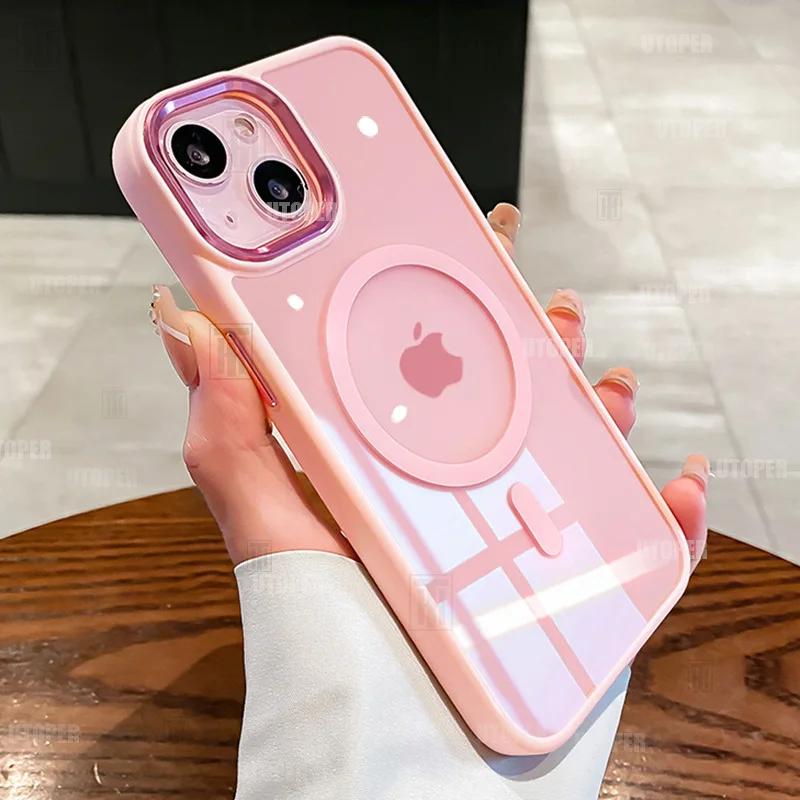 Модный чехол для телефона цвета розовой сакуры для iPhone 16 15 14 13 12 11 Pro Max 16 Plus Прозрачная магнитная защитная крышка Magsafe For iPhone 15 Pro темно-зеленого
Модный чехол для телефона цвета розовой сакуры для iPhone 16 15 14 13 12 11 Pro Max 16 Plus Прозрачная магнитная защитная крышка Magsafe For iPhone 15 Pro темно-зеленого