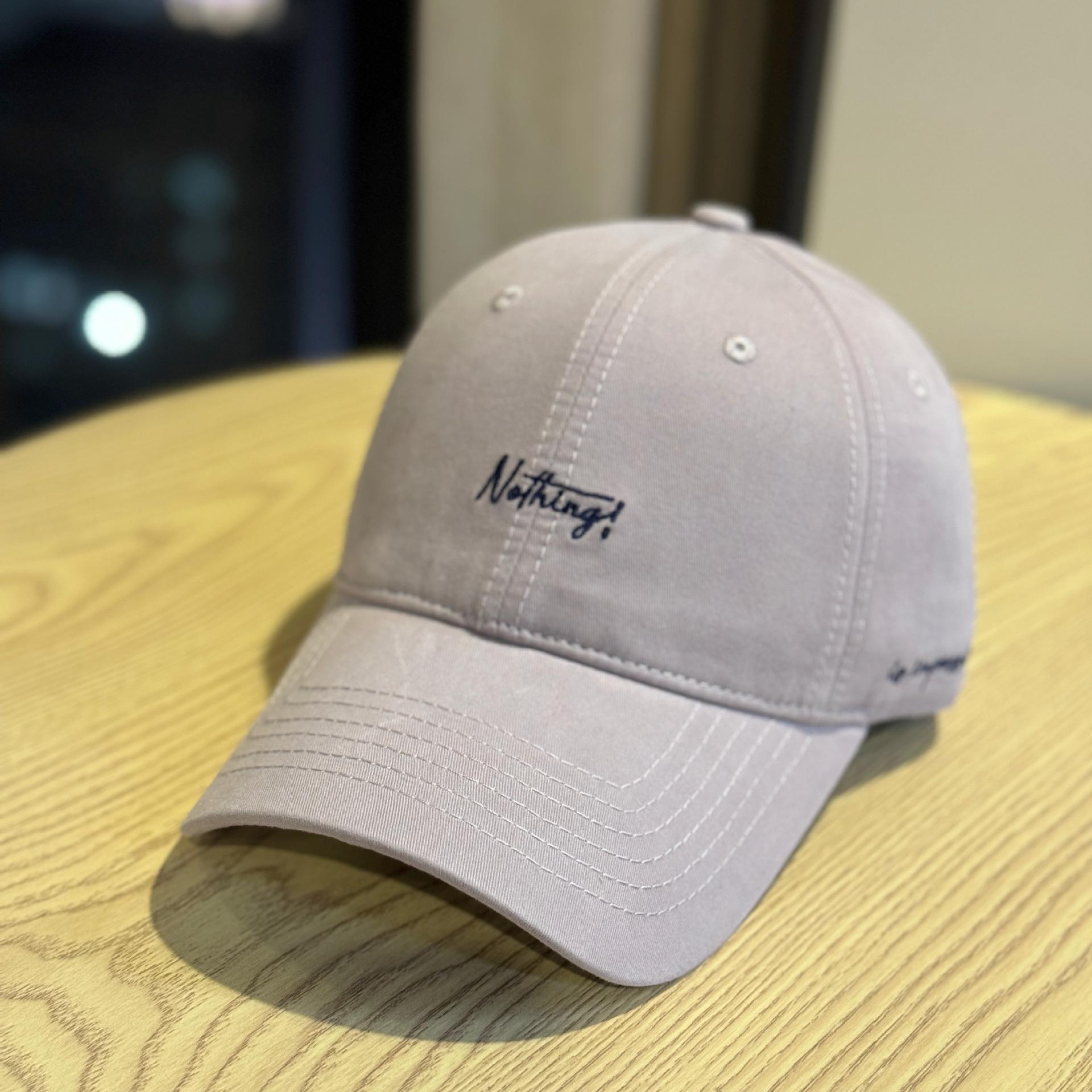 Korean-style versatile vintage washed cotton soft-top baseball cap, couple s sunshade cap with simple letter embroidery, trendy duckbill cap Adult54-60Adjustable фіолетовий
Korean-style versatile vintage washed cotton soft-top baseball cap, couple s sunshade cap with simple letter embroidery, trendy duckbill cap Adult54-60Adjustable фіолетовий