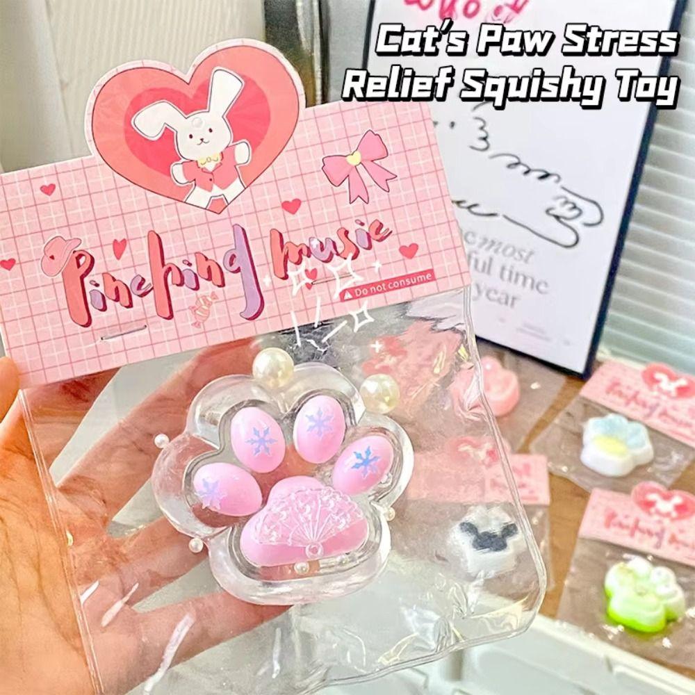 Silicone Cat Paw Squeeze Toy Kneading Cat Paw Pinch Toy Novelty Cartoon Fidget Toy Practical Jokes Style 3
Silicone Cat Paw Squeeze Toy Kneading Cat Paw Pinch Toy Novelty Cartoon Fidget Toy Practical Jokes Style 3