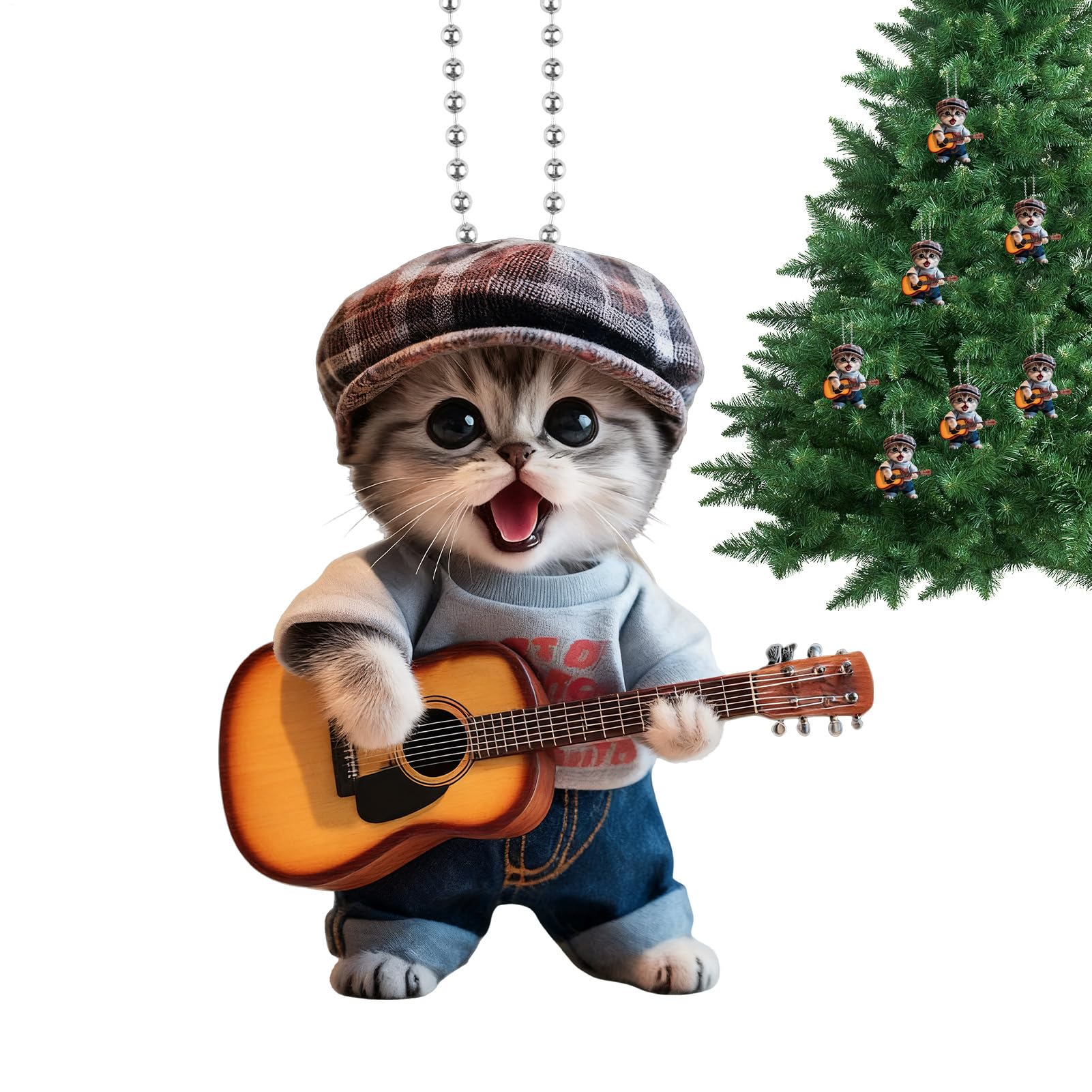 Cat Car Pendant | 2D Acrylic Animal Charm Decor | Cat Rearview Mirror Accessories See description
Cat Car Pendant | 2D Acrylic Animal Charm Decor | Cat Rearview Mirror Accessories See description