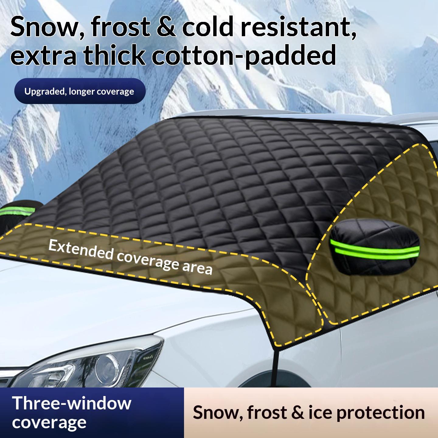 Car snow shield, snow cover, snow and frost cover
Car snow shield, snow cover, snow and frost cover