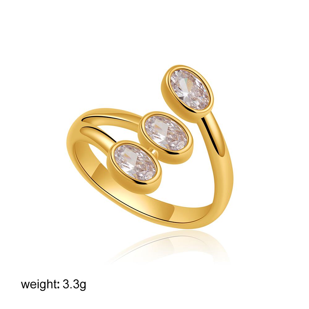 Exquisite Round Square CZ Zircon Gold Color Stainless Steel Open Ring for Women Gold Plated Adjustable Finger Ring Retro Jewelry
Exquisite Round Square CZ Zircon Gold Color Stainless Steel Open Ring for Women Gold Plated Adjustable Finger Ring Retro Jewelry