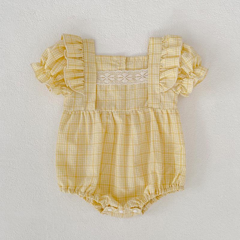 Summer Plaid Princess Dress & Baby Romper Sister Outfits 66cm
Summer Plaid Princess Dress & Baby Romper Sister Outfits 66cm