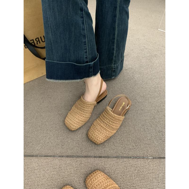 Богемные льняные плетеные дышащие пустые сумки на голову полушлепанцы женские 2025 новые сандалии на плоской подошве 39
Богемные льняные плетеные дышащие пустые сумки на голову полушлепанцы женские 2025 новые сандалии на плоской подошве 39