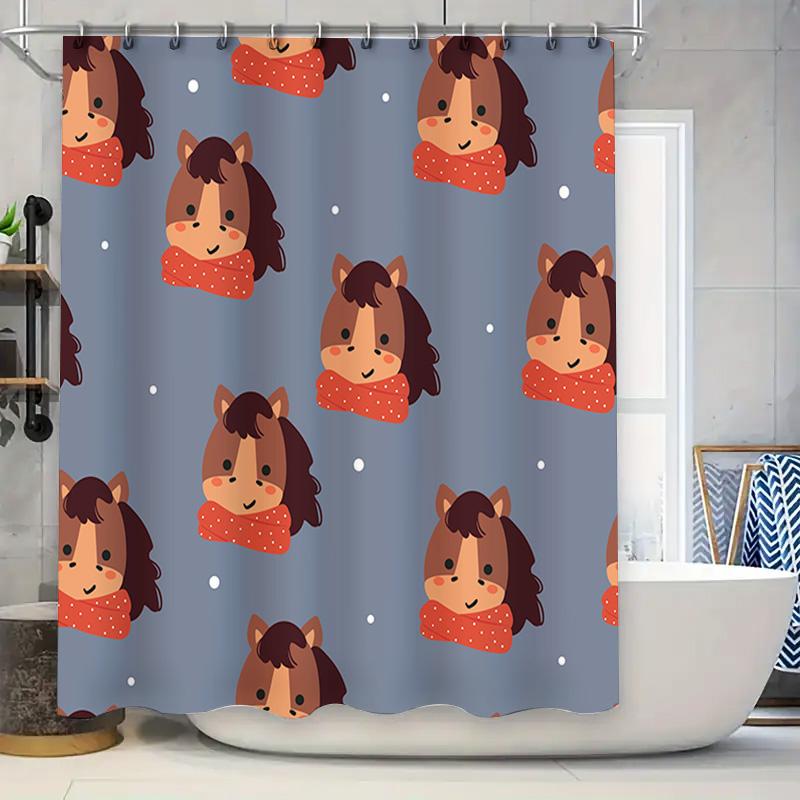 Children S Cartoon Horse Shower Curtain Bath Decorations For Kids Bathroom W60H190(CM)-1 Pcs
Children S Cartoon Horse Shower Curtain Bath Decorations For Kids Bathroom W60H190(CM)-1 Pcs
