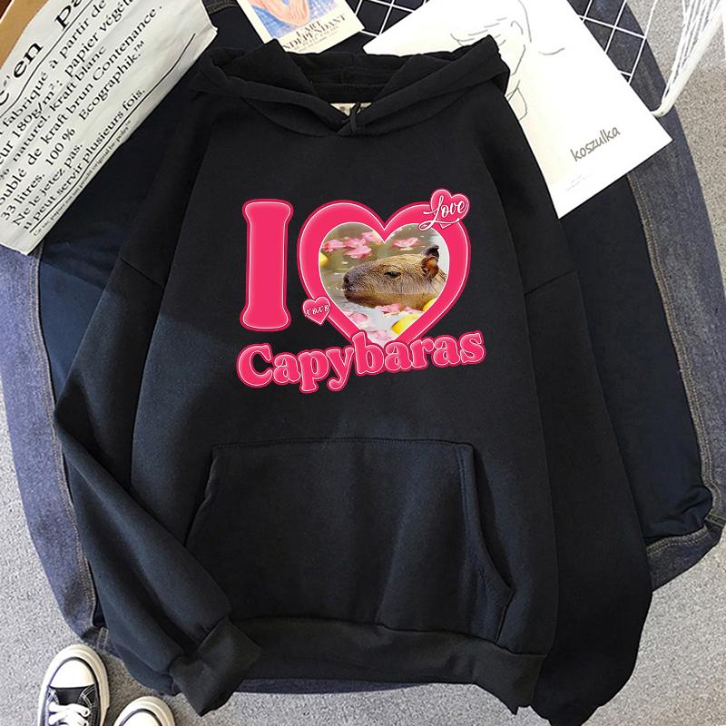 I LOVE CAPYBARAS Hoodie Women Unisex s Couple Coat Clothes Funny Capybara Gift Tshirt Custom Hoodies Sweatshirts Autumn Streetwear
I LOVE CAPYBARAS Hoodie Women Unisex s Couple Coat Clothes Funny Capybara Gift Tshirt Custom Hoodies Sweatshirts Autumn Streetwear