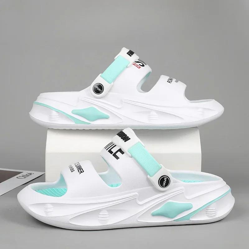 Fashion Men s Sandals Platform Slippers Men Outdoor Casual Shoes Comfortable EVA Soft Garden Shoes Women Fashion Beach Sandals Sandały 44-45
Fashion Men s Sandals Platform Slippers Men Outdoor Casual Shoes Comfortable EVA Soft Garden Shoes Women Fashion Beach Sandals Sandały 44-45