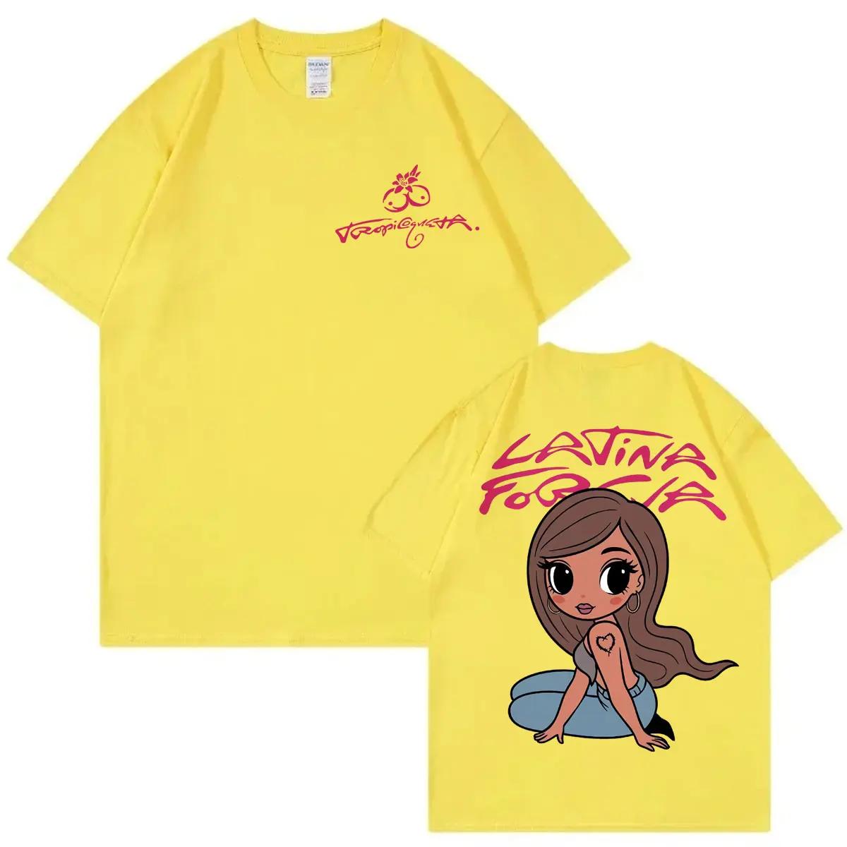 ZX Tee Karol G Tropicoqueta Latina Foreva 2025 New Album T-shirt Women Fashion Aesthetic T Shirts Summer Casual Oversized T-shirts 4XL
ZX Tee Karol G Tropicoqueta Latina Foreva 2025 New Album T-shirt Women Fashion Aesthetic T Shirts Summer Casual Oversized T-shirts 4XL