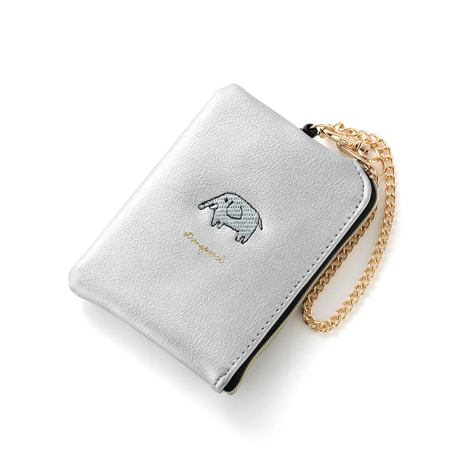 Naru Animal Embroidered Pass Pouch with Coin Card and Pass Popular Animal Design Reel, Women s Purse, Case, Case, Small, Stylish, (Silver (Elephant))
Naru Animal Embroidered Pass Pouch with Coin Card and Pass Popular Animal Design Reel, Women s Purse, Case, Case, Small, Stylish, (Silver (Elephant))