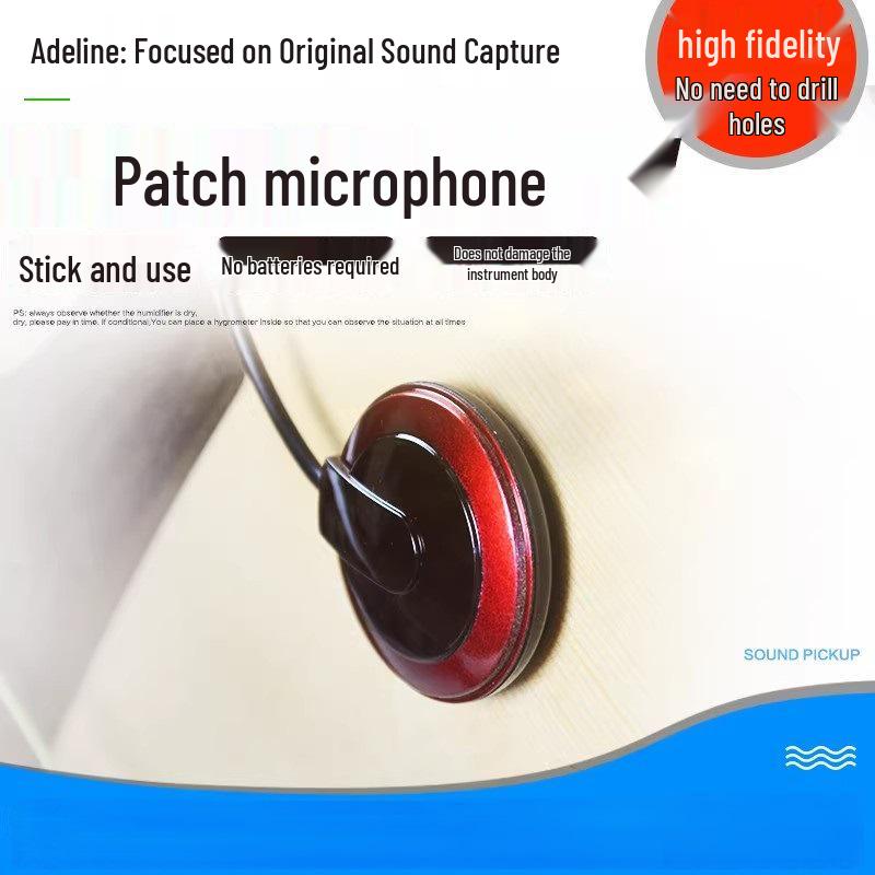 Adelina Acoustic Guitar & Erhu Soundboard Pickup for Folk, Wooden & Classical Guitars
Adelina Acoustic Guitar & Erhu Soundboard Pickup for Folk, Wooden & Classical Guitars