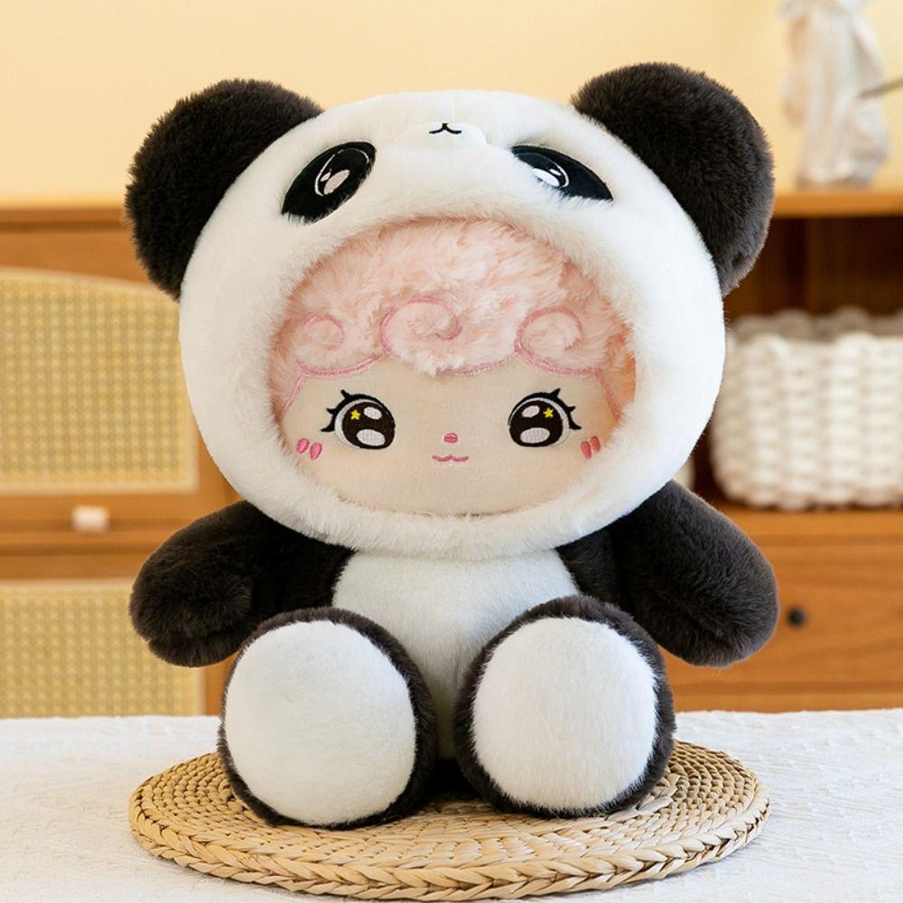 Puppy Stuffed Animals Doll Fluffy Panda Baby Plush Doll Cute Cross Dressing Plush Toy Girls style A
Puppy Stuffed Animals Doll Fluffy Panda Baby Plush Doll Cute Cross Dressing Plush Toy Girls style A