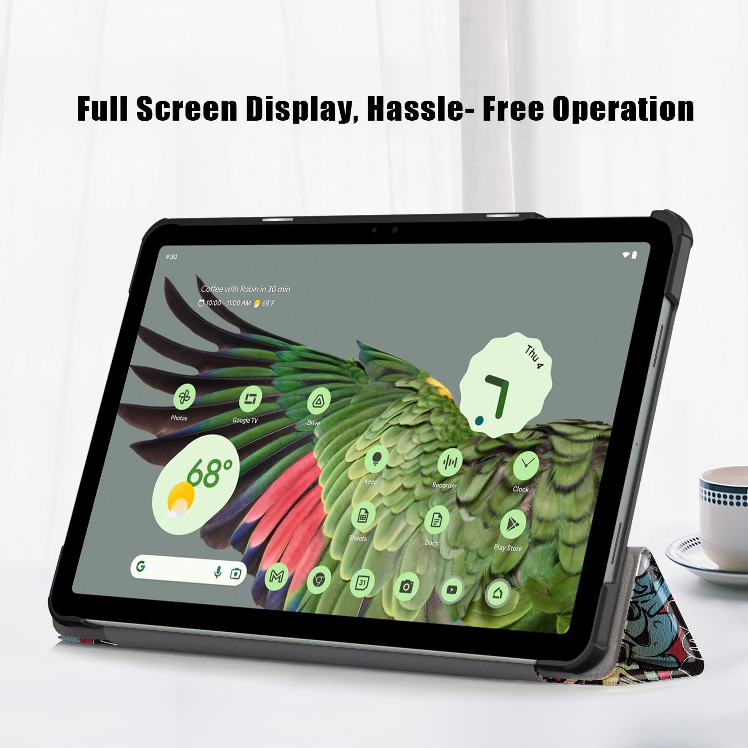 Pattern Printed Shockproof Case for Google Pixel Tablet Tri-fold Stand PU Leather Tablet Cover Graffiti
Pattern Printed Shockproof Case for Google Pixel Tablet Tri-fold Stand PU Leather Tablet Cover Graffiti
