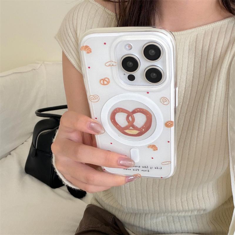 Fashion Cute Bread Magnetic Phone Case For iPhone 17 Pro 16 14 15 Pro Max 14Pro max Cover with Holder Shockproof Cases For Magsa For iPhone 16ProMax
Fashion Cute Bread Magnetic Phone Case For iPhone 17 Pro 16 14 15 Pro Max 14Pro max Cover with Holder Shockproof Cases For Magsa For iPhone 16ProMax