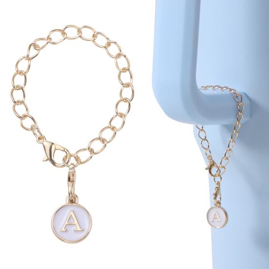 Cup Accessories Drinkware Identification Decoration Charm Hollow Chain Alphabet Initials Shoulder Keychain with Lobster Clip Stainless
Cup Accessories Drinkware Identification Decoration Charm Hollow Chain Alphabet Initials Shoulder Keychain with Lobster Clip Stainless