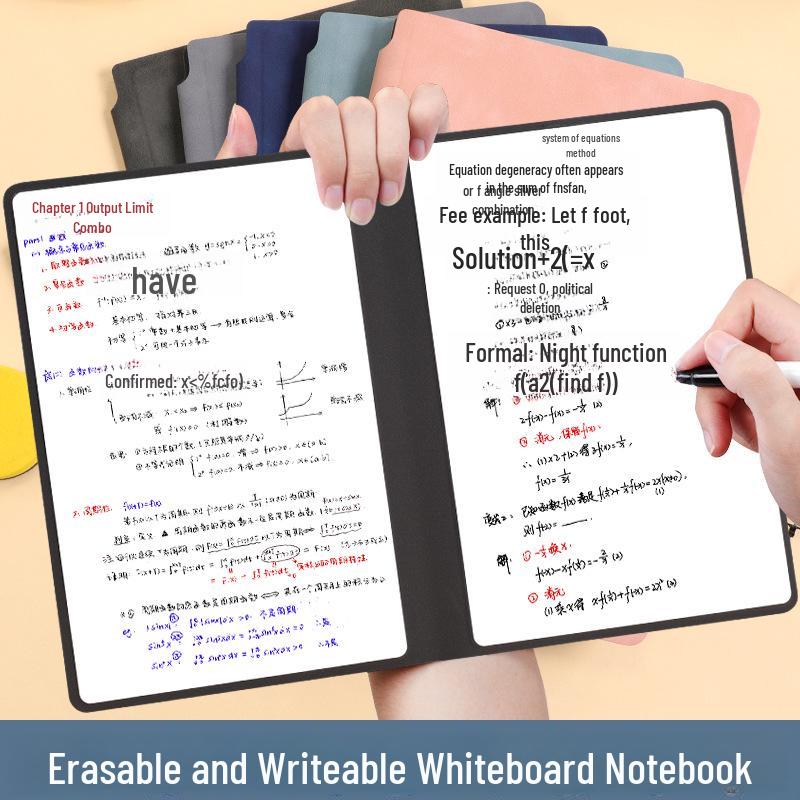 Portable A5 Whiteboard Notebook: Erasable Desktop Message & Writing Board with Folding Design
Portable A5 Whiteboard Notebook: Erasable Desktop Message & Writing Board with Folding Design