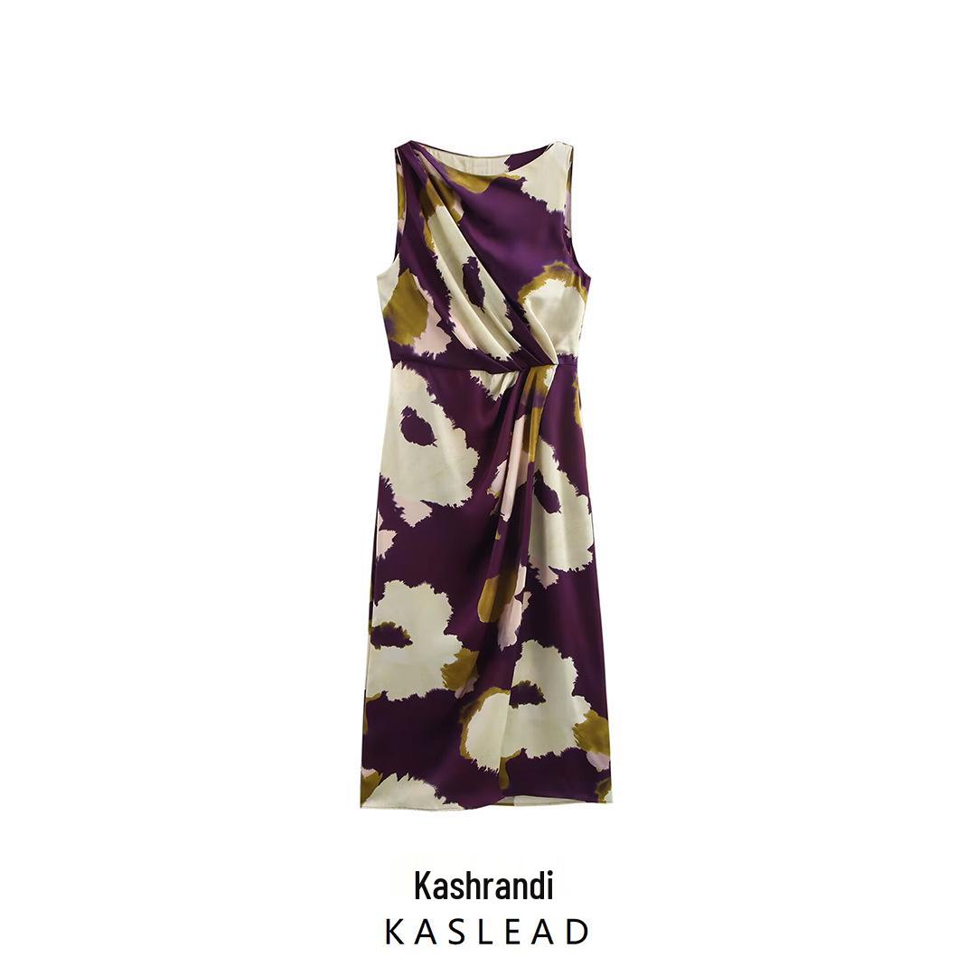 Spring 2025 Women s European & American Pleated Print Midi Dress Extra Small квітковий колір друку
Spring 2025 Women s European & American Pleated Print Midi Dress Extra Small квітковий колір друку
