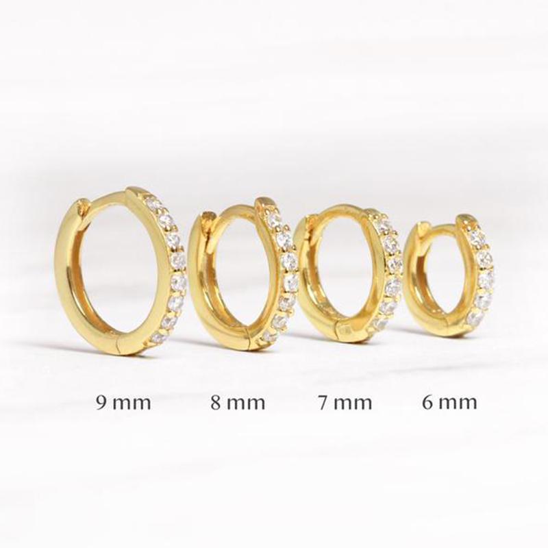CANNER Real 925 Silver Hoop Earrings for Women Round Circle Earring Zircon Piercing Earings personalized Trend Jewelry 7mm 2pcs
CANNER Real 925 Silver Hoop Earrings for Women Round Circle Earring Zircon Piercing Earings personalized Trend Jewelry 7mm 2pcs