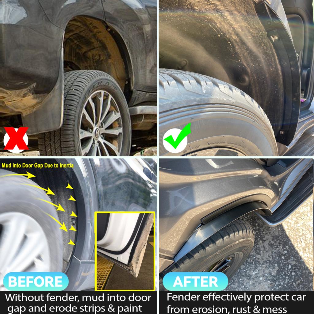 Rear Wheel Arch Flare Fender Liner Splash Guards Mud Flap Mudguards For Toyota Land Cruiser Prado 150 Lexus GX460 2010-
Rear Wheel Arch Flare Fender Liner Splash Guards Mud Flap Mudguards For Toyota Land Cruiser Prado 150 Lexus GX460 2010-