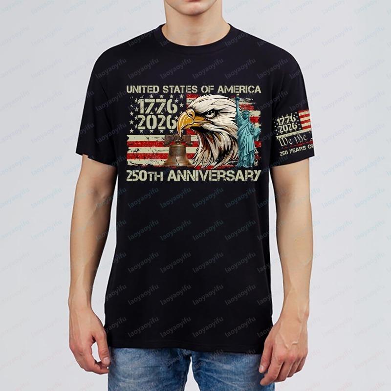 Independence Day Tee Bald Eagle American 1776-2026 T-Shirt for Men Women Patriotic Casual Tops 250th Vintage Classic Camisetas 5XL різнокольоровий
Independence Day Tee Bald Eagle American 1776-2026 T-Shirt for Men Women Patriotic Casual Tops 250th Vintage Classic Camisetas 5XL різнокольоровий