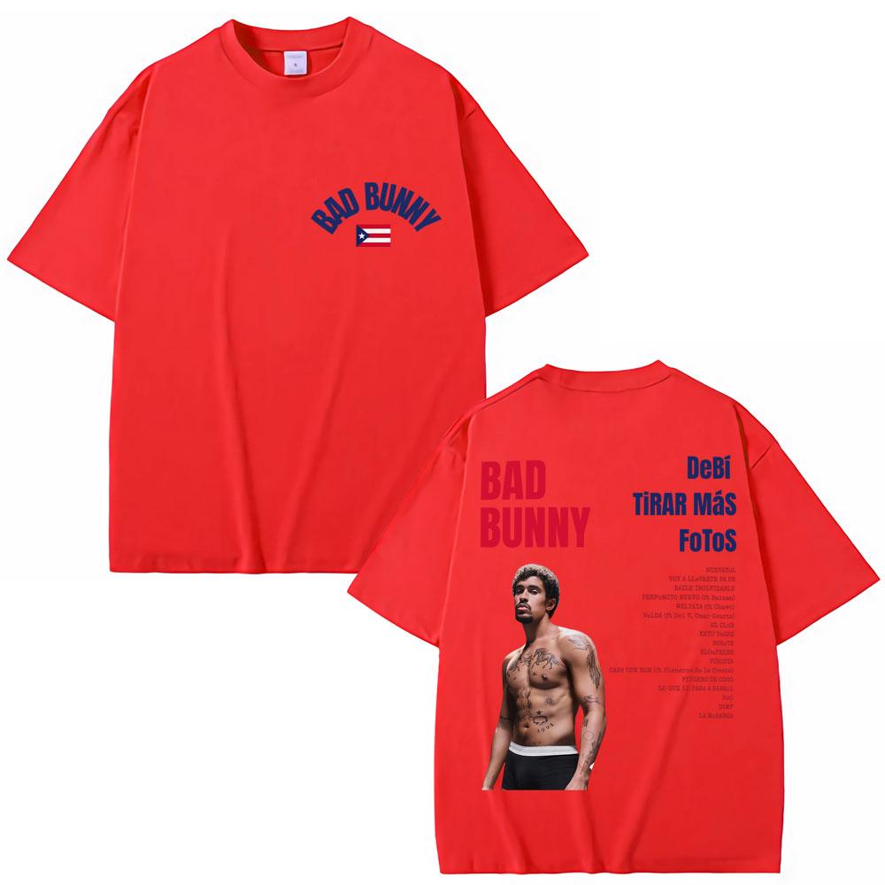 Rapper Bad Bunny Graphic Tshirts Debi Tirar Mas Fotos DTMF Fashion Vintage T Shirt Unisex Women Hip Hop Oversized Cotton Tshirt S
Rapper Bad Bunny Graphic Tshirts Debi Tirar Mas Fotos DTMF Fashion Vintage T Shirt Unisex Women Hip Hop Oversized Cotton Tshirt S