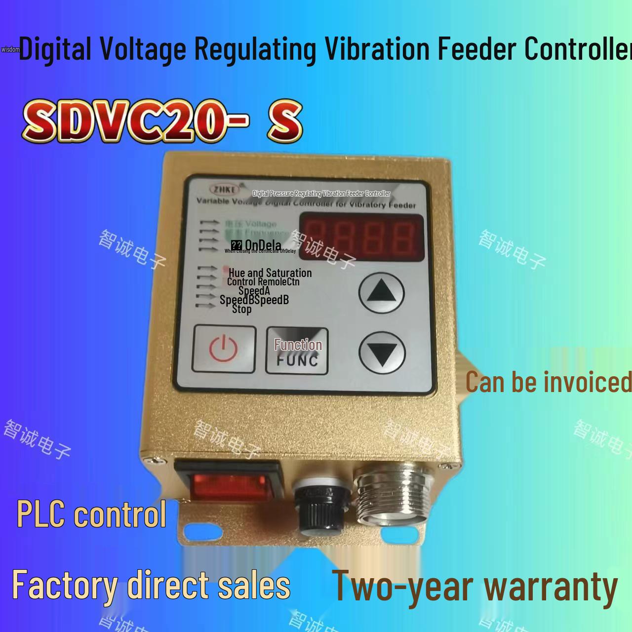 Контролер вібраційної платформи SDVC20-S з регулюванням напруги та швидкості для лінійних живильників M12 Proximity Switch
Контролер вібраційної платформи SDVC20-S з регулюванням напруги та швидкості для лінійних живильників M12 Proximity Switch