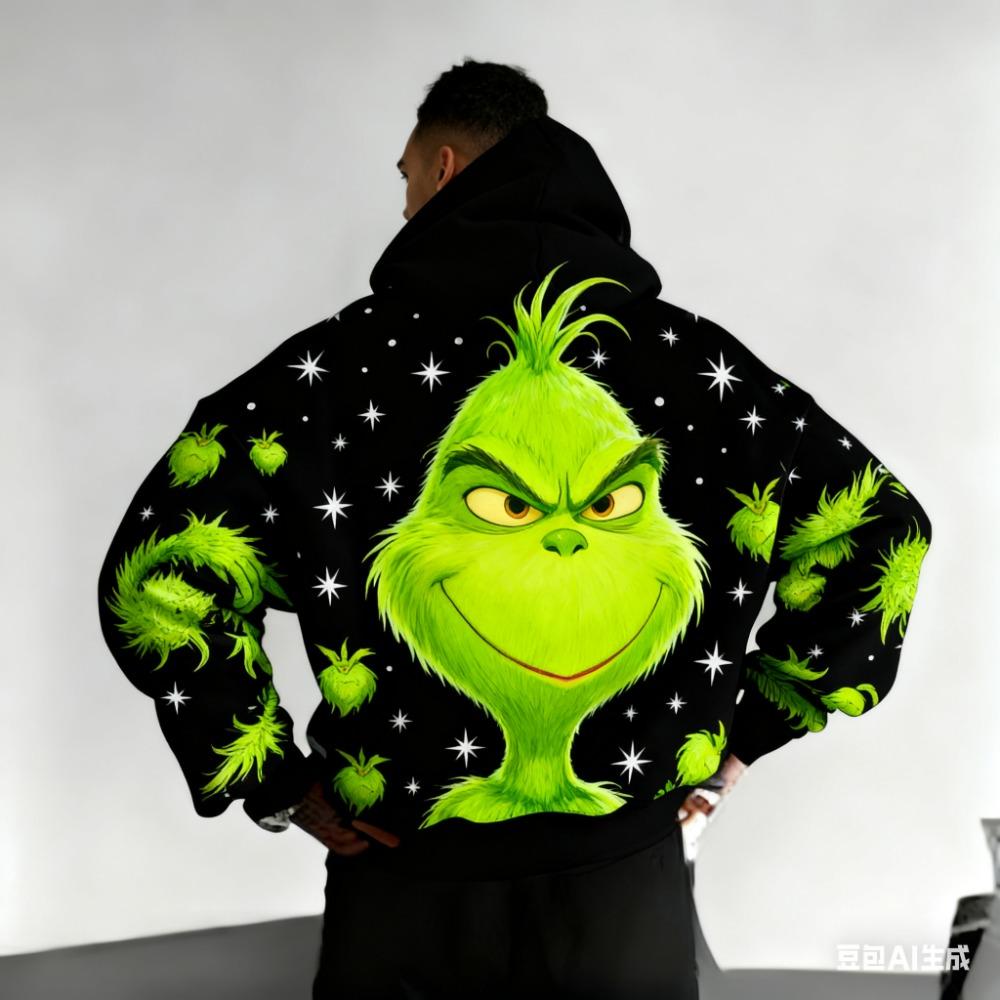 Модные мужские женские толстовки с капюшоном Рождественские толстовки с принтом зеленого монстра Пуловер Рождественская вечеринка Футболка Детские толстовки Топ Уличная одежда L
Модные мужские женские толстовки с капюшоном Рождественские толстовки с принтом зеленого монстра Пуловер Рождественская вечеринка Футболка Детские толстовки Топ Уличная одежда L