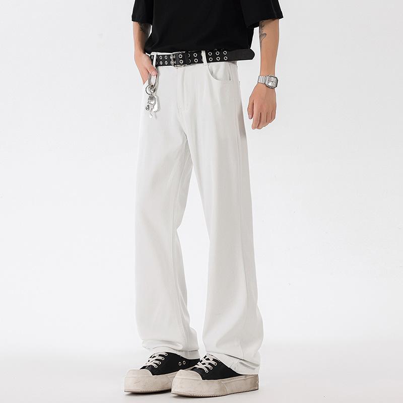 Американские белые стрейчевые джинсы Мужские модные прямые брюки средней посадки 5XL белый
Американские белые стрейчевые джинсы Мужские модные прямые брюки средней посадки 5XL белый