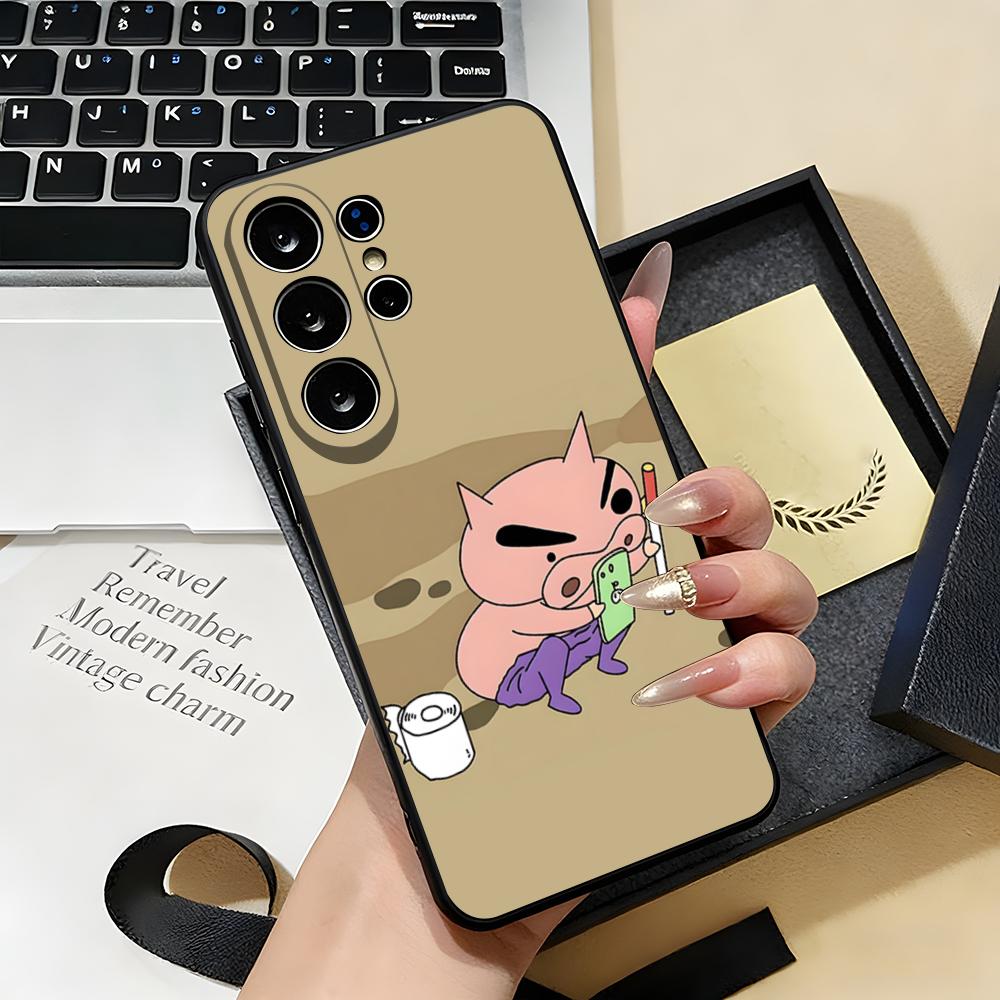 Buriburizaemon Pig Phone Case For Samsung S26 S25 S24 FE S23 S22 S21 Plus S20 Ultra Note20Ultra Black Soft Shell Galaxy S26 Ultra
Buriburizaemon Pig Phone Case For Samsung S26 S25 S24 FE S23 S22 S21 Plus S20 Ultra Note20Ultra Black Soft Shell Galaxy S26 Ultra