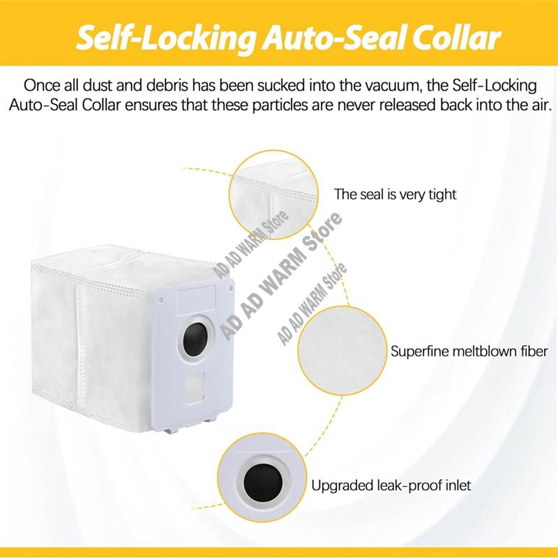 AD23-12 шт. Вакуумный пылесборник для беспроводного пылесоса Cordzero All-In-One A939KBGS A938KBGS A937KGMS A949KTMS Замените пылесборники белый
AD23-12 шт. Вакуумный пылесборник для беспроводного пылесоса Cordzero All-In-One A939KBGS A938KBGS A937KGMS A949KTMS Замените пылесборники белый