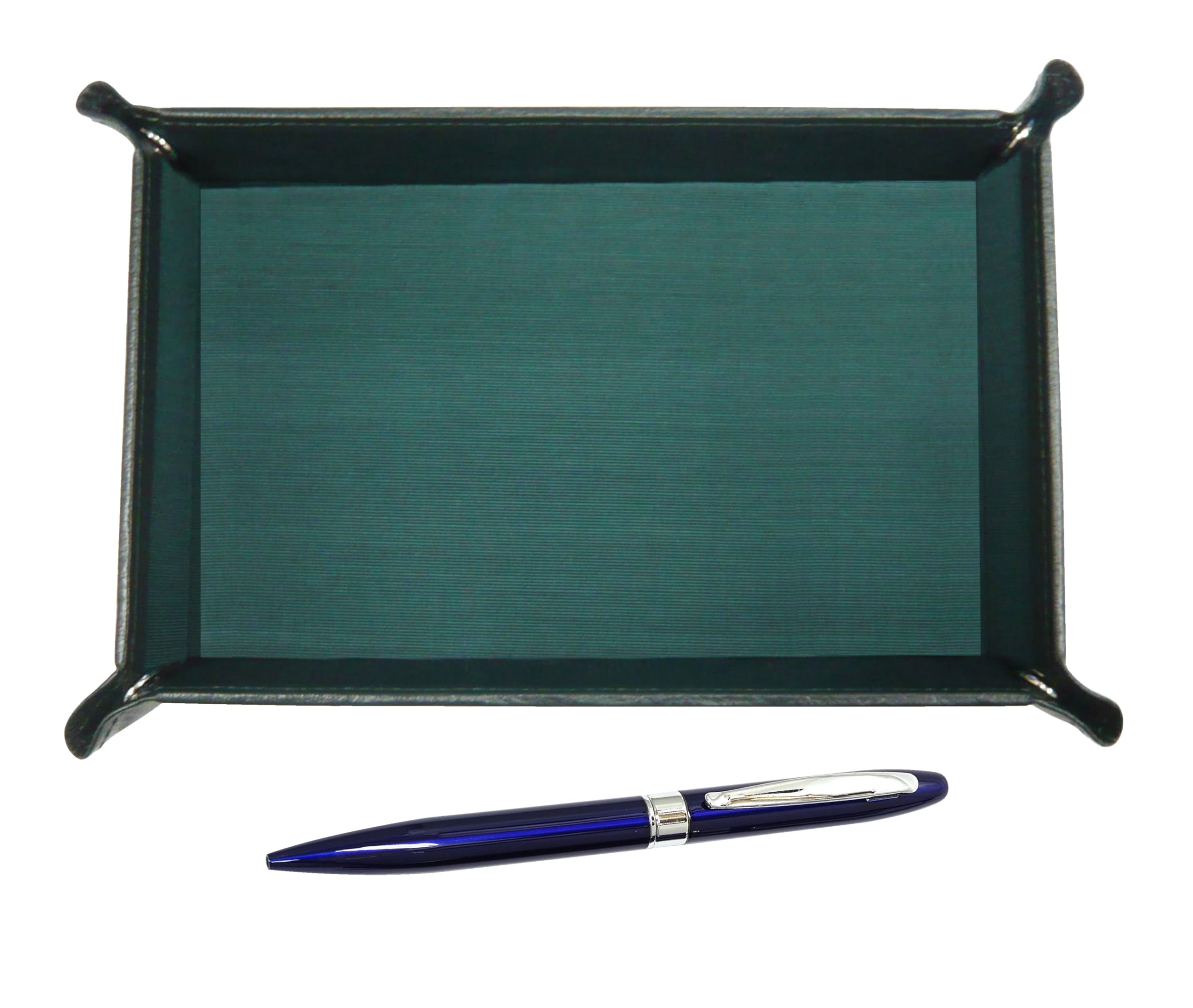 Japanese Moss Green Cowhide Pen Tray Lasting Piece Metal Rotating Ballpoint Pen Set Blue TRAMG-TK23-L
Japanese Moss Green Cowhide Pen Tray Lasting Piece Metal Rotating Ballpoint Pen Set Blue TRAMG-TK23-L