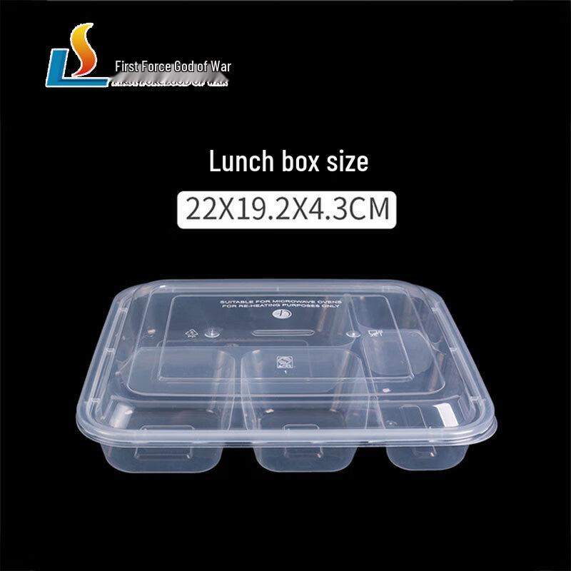 Disposable 5-Compartment Meal Prep Containers with Lids
Disposable 5-Compartment Meal Prep Containers with Lids