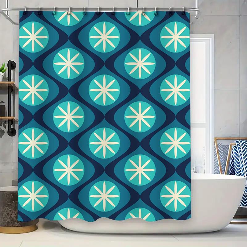 Stylish Black And White Shower Curtain Set Perfect For Bathrooms Waterproof Fabric With Rings (180X240Cm) W60H190(CM)-1 Pcs
Stylish Black And White Shower Curtain Set Perfect For Bathrooms Waterproof Fabric With Rings (180X240Cm) W60H190(CM)-1 Pcs
