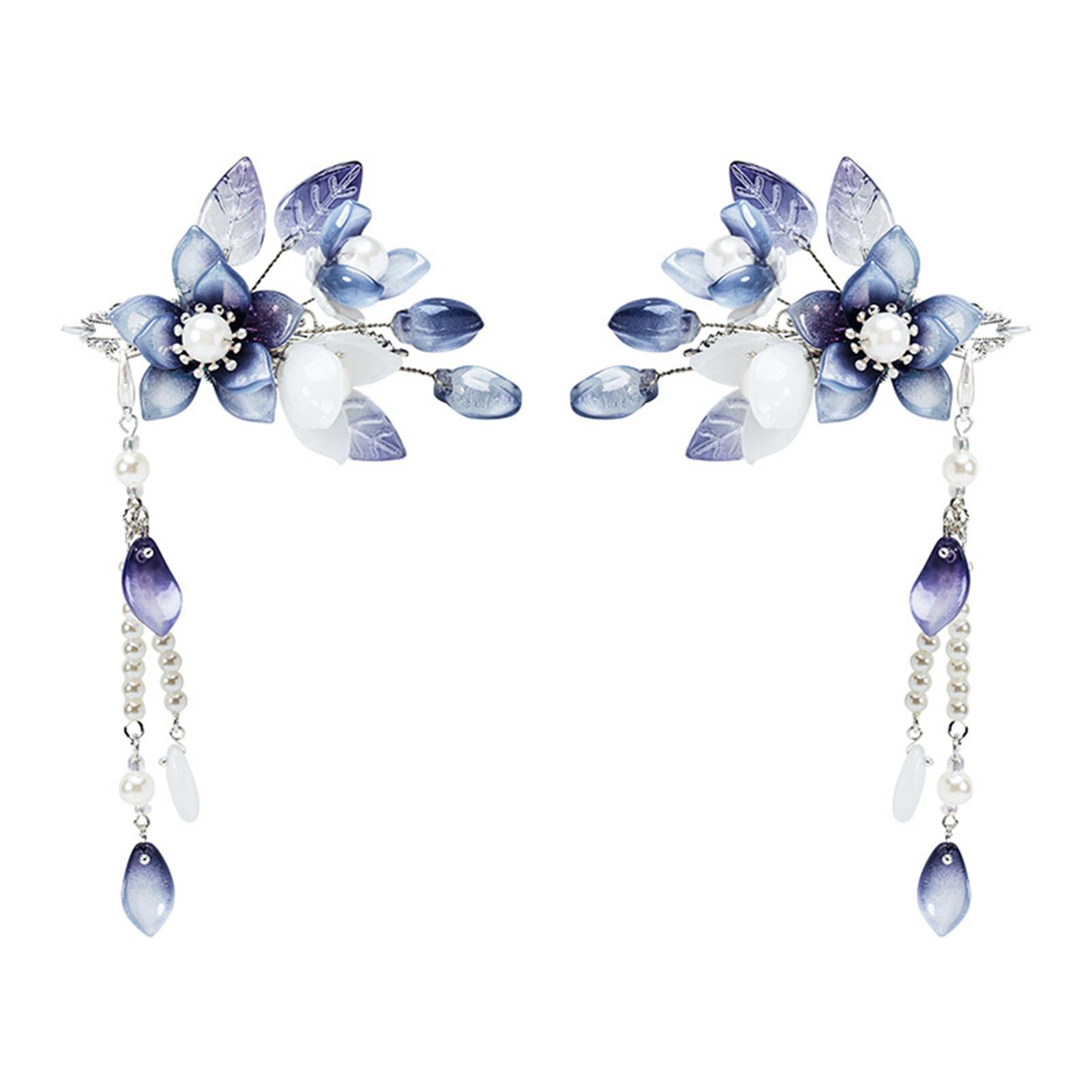 2pcs Chinese Style Tassel Hair Clips Spring Fairy Flower Hairpin For Women Girls Elegant Pearl Glass Hair Clip Hair Accessories синий
2pcs Chinese Style Tassel Hair Clips Spring Fairy Flower Hairpin For Women Girls Elegant Pearl Glass Hair Clip Hair Accessories синий