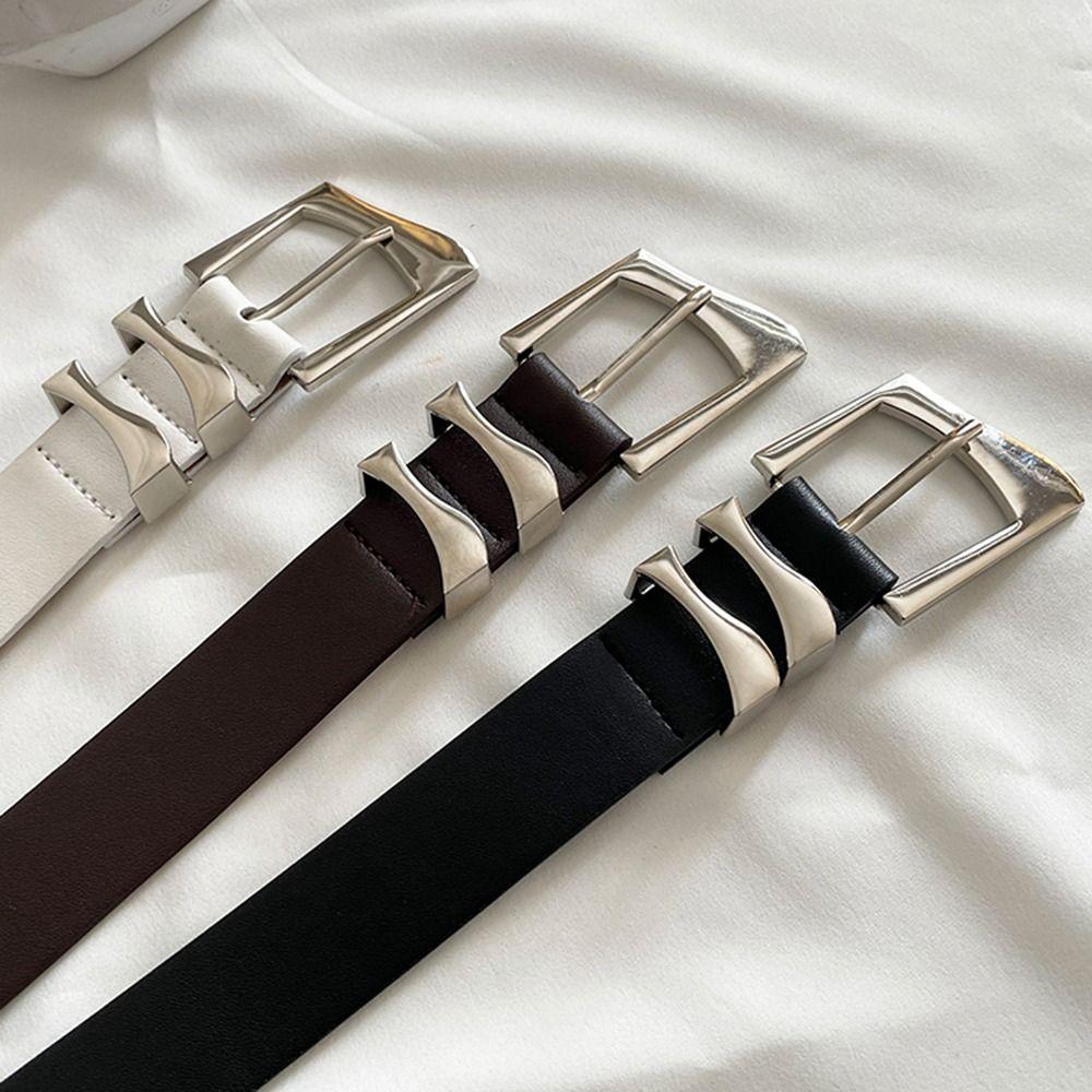 Korean Style Wave Buckle PU For Women Waistband Belt Jeans Belt Leather Belt Waist Accessories чёрный
Korean Style Wave Buckle PU For Women Waistband Belt Jeans Belt Leather Belt Waist Accessories чёрный