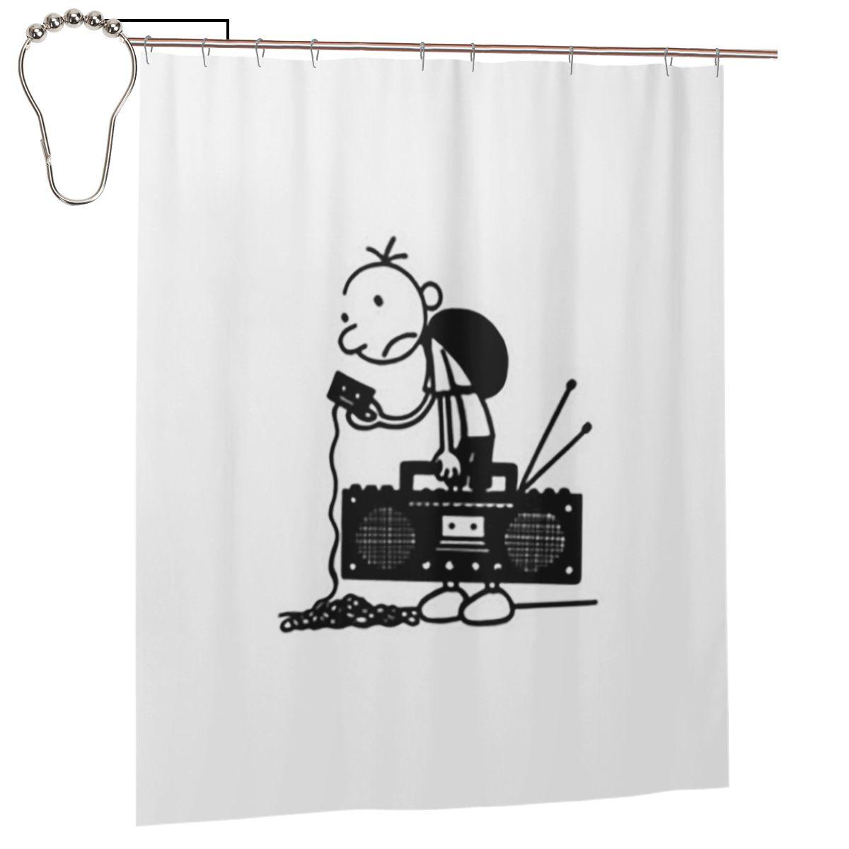 Diary Of A Wimpy Kid Old School Shower Curtain Bathroom Polyester Waterproof Bath Curtains With Hooks W60H190(CM)-1 Pcs
Diary Of A Wimpy Kid Old School Shower Curtain Bathroom Polyester Waterproof Bath Curtains With Hooks W60H190(CM)-1 Pcs
