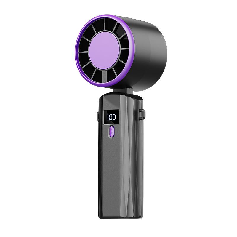 Portable USB Rechargeable High-Speed Handheld/Desktop Electric Fan with Digital Display and Long Battery Life 60*40*185 mm
Portable USB Rechargeable High-Speed Handheld/Desktop Electric Fan with Digital Display and Long Battery Life 60*40*185 mm