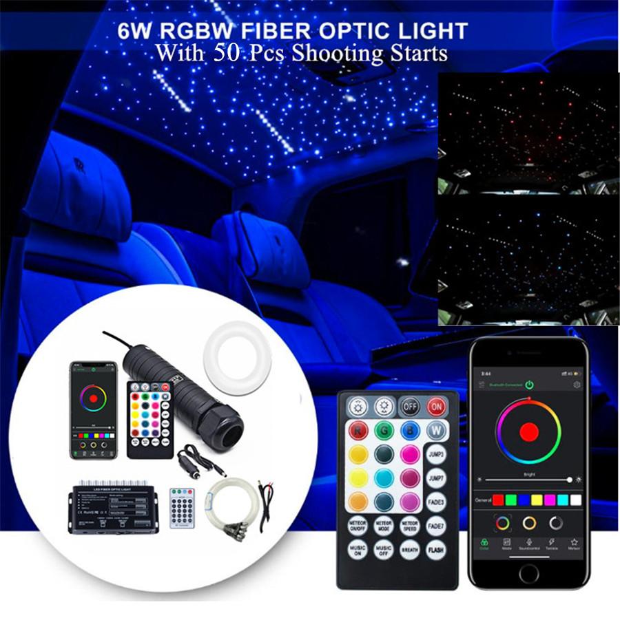6W RGBW Twinkle Bluetooth APP RF Sound Control Fiber Optic Star Ceiling Meteor Light Kit
6W RGBW Twinkle Bluetooth APP RF Sound Control Fiber Optic Star Ceiling Meteor Light Kit