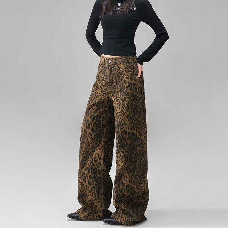 2025 Women s Leopard Print Wide-Leg Jeans - Spring & Autumn Fashion Loose Floor-Length Design S
2025 Women s Leopard Print Wide-Leg Jeans - Spring & Autumn Fashion Loose Floor-Length Design S