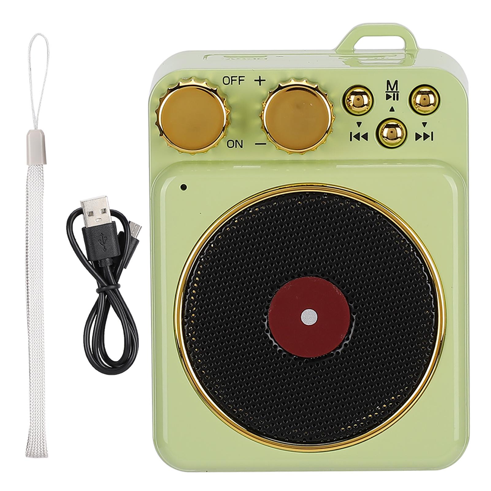 DC 3.7V Ретро Bluetooth 5.0 Динамик с Smart o Voice Broadcast для MP3 TF CardЗеленый синий
DC 3.7V Ретро Bluetooth 5.0 Динамик с Smart o Voice Broadcast для MP3 TF CardЗеленый синий