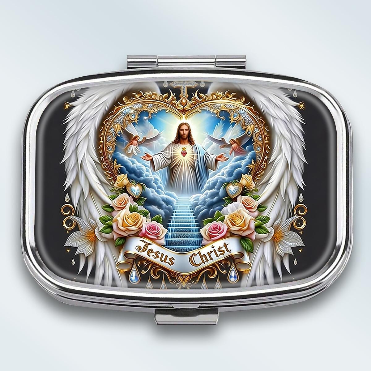 Portable Pill Box with 2 Compartments, Mini Metal Medicine Organizer Case, Cute Printed Pill Container for Vitamins, Pills, Jewelry, Travel, Daily Use разноцветный
Portable Pill Box with 2 Compartments, Mini Metal Medicine Organizer Case, Cute Printed Pill Container for Vitamins, Pills, Jewelry, Travel, Daily Use разноцветный