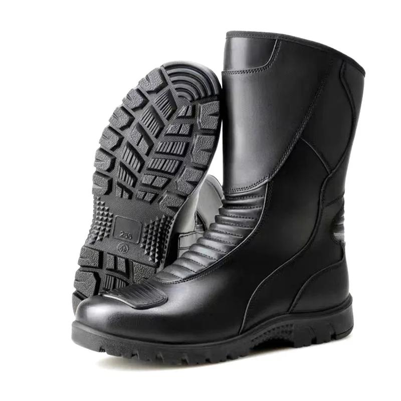 Motorcycle Boots Men Classic Motocross Boots with Reinforced Heel Toe Counter Waterproof Tall Motorcycle Touring Boot Botas Moto 46
Motorcycle Boots Men Classic Motocross Boots with Reinforced Heel Toe Counter Waterproof Tall Motorcycle Touring Boot Botas Moto 46