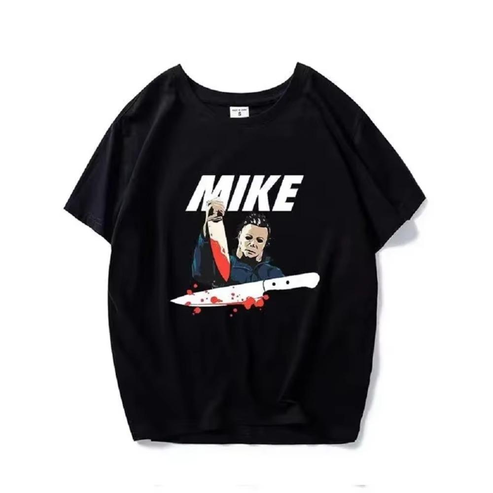 Мужская футболка с фильмом ужасов на Хэллоуин, винтажная хлопковая футболка, футболка с круглым вырезом и коротким рукавом, женская и мужская, топы, одежда XXXXXL чёрный
Мужская футболка с фильмом ужасов на Хэллоуин, винтажная хлопковая футболка, футболка с круглым вырезом и коротким рукавом, женская и мужская, топы, одежда XXXXXL чёрный