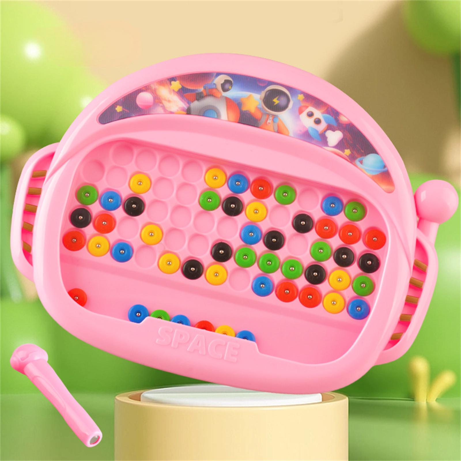 Детские магнитные бусины Доска для рисования Игрушки-головоломки Управление ручкой Тренировка концентрации внимания Творческое мышление Игра Образовательные игрушки one size розовый
Детские магнитные бусины Доска для рисования Игрушки-головоломки Управление ручкой Тренировка концентрации внимания Творческое мышление Игра Образовательные игрушки one size розовый