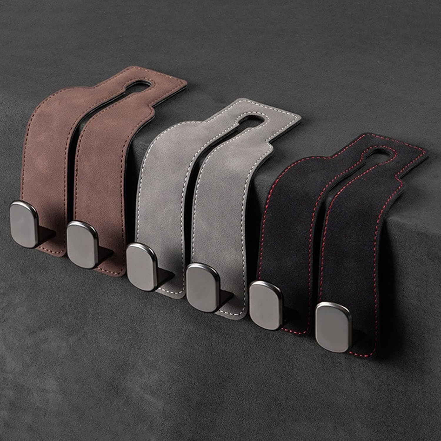 Car Seat Back Storage Hook, Car Seat Hooks for Headrest, Tekiep Car Seat Hooks, Double Hook Holder for Convenient Storage (2pcs Brown) 2pcs Black
Car Seat Back Storage Hook, Car Seat Hooks for Headrest, Tekiep Car Seat Hooks, Double Hook Holder for Convenient Storage (2pcs Brown) 2pcs Black