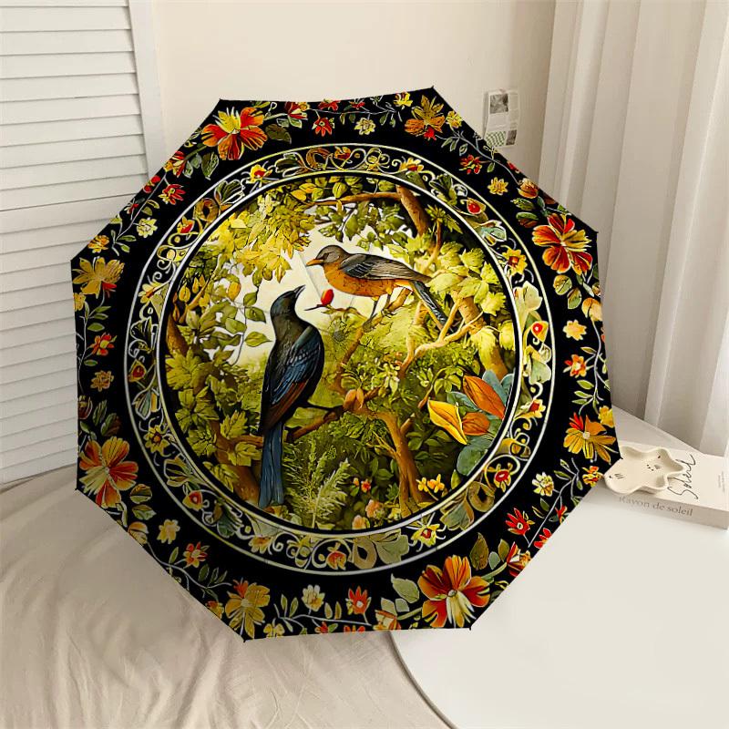 1PC Birds Floral Umbrella-8-Rib Reinforced, Automatic Open, Lightweight & Durable, Cute Fashion Accessory for Outdoor-P2659
1PC Birds Floral Umbrella-8-Rib Reinforced, Automatic Open, Lightweight & Durable, Cute Fashion Accessory for Outdoor-P2659