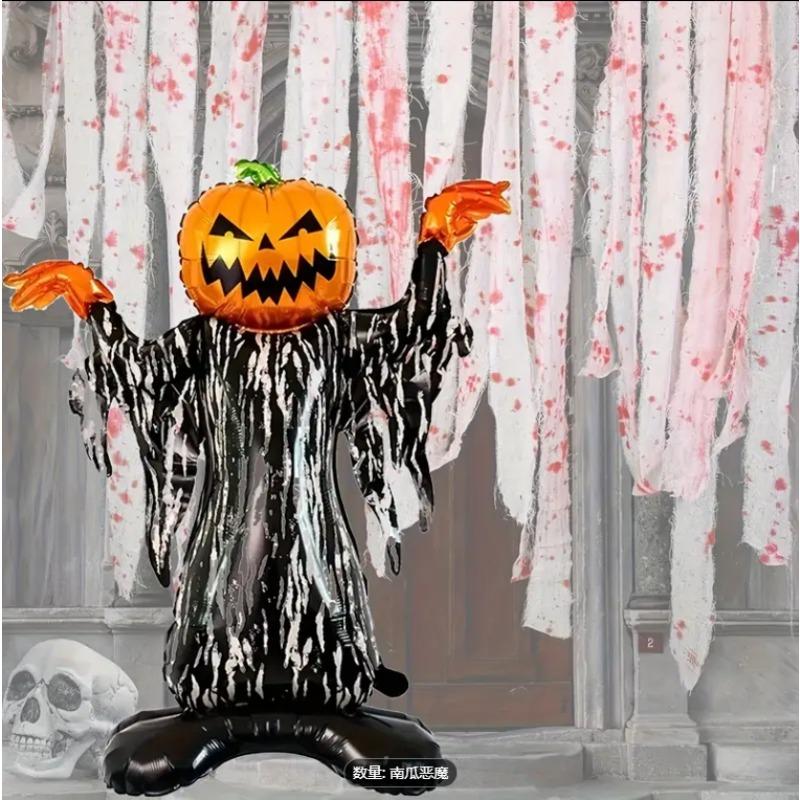 1 piece of standing pumpkin head devil aluminum film balloons, very beautiful Halloween balloons, suitable for Halloween festival costumes
1 piece of standing pumpkin head devil aluminum film balloons, very beautiful Halloween balloons, suitable for Halloween festival costumes