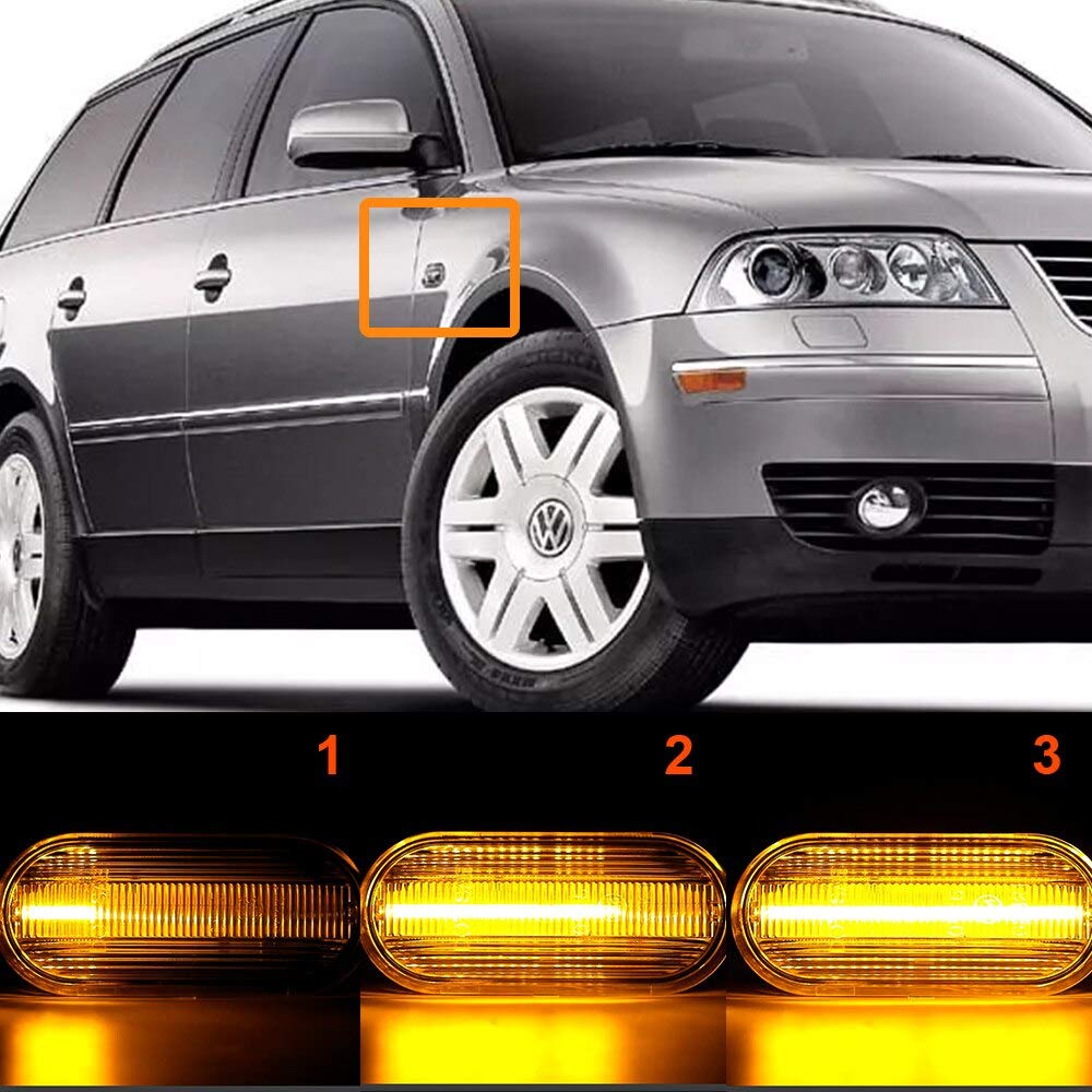 hotimp Совместимый с VW Динамический LED Последовательный Бегущий LED Боковые Повторители Поворота с Прозрачными Линзами Комплект из 2 штук GOLF3 GOLF4 GOLF4 Bora New Beetle Passat POLO
hotimp Совместимый с VW Динамический LED Последовательный Бегущий LED Боковые Повторители Поворота с Прозрачными Линзами Комплект из 2 штук GOLF3 GOLF4 GOLF4 Bora New Beetle Passat POLO