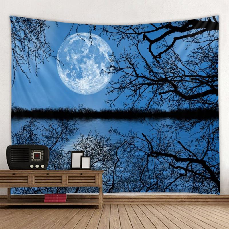 Висит дома, спальня, гостиная, украшение, лунная ночь, звездная вода, настенный гобелен, декоративное художественное одеяло, занавеска 100X75CM
Висит дома, спальня, гостиная, украшение, лунная ночь, звездная вода, настенный гобелен, декоративное художественное одеяло, занавеска 100X75CM